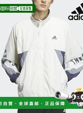韩国直邮adidas [出售] 夹克衫 /A- IT4361 / 宽松版型织物夹克衫