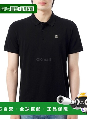 韩国直邮FENDI FF 金属 Piquet Plol（FY0985 AUA5 F0QA1） 短袖/
