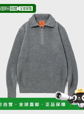 韩国直邮ANDERSEN-ANDERSEN 男士开衫Navy HalfZip-Grey