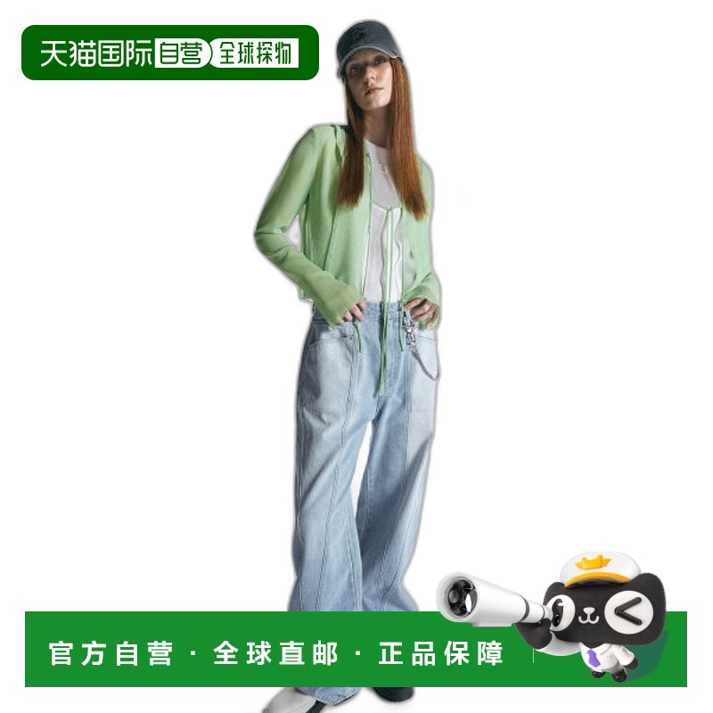 韩国直邮INSILENCE女款街头复古酷帅时髦设计师新款衬衫IW2C1SH03