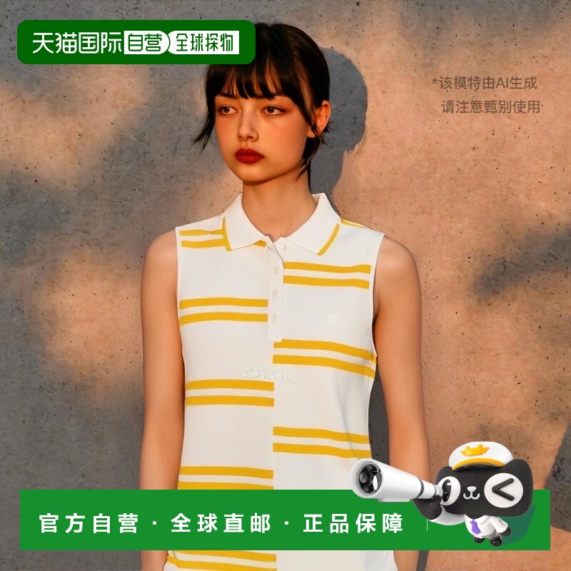 韩国直邮G/FORE G4LS23K680-SNO 无袖POLO衫 男男女通用 比赛服