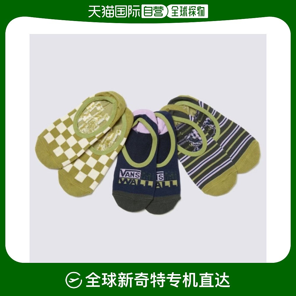 韩国直邮Vans 运动袜 [VANS] 条纹袜子 VN000F6EBD4