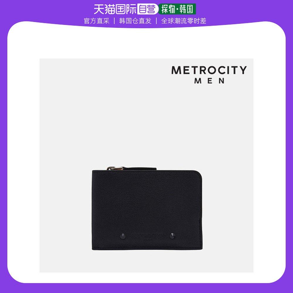 韩国直邮[metro city] 男士 3833字 拉链 卡片钱包 m223no3151z