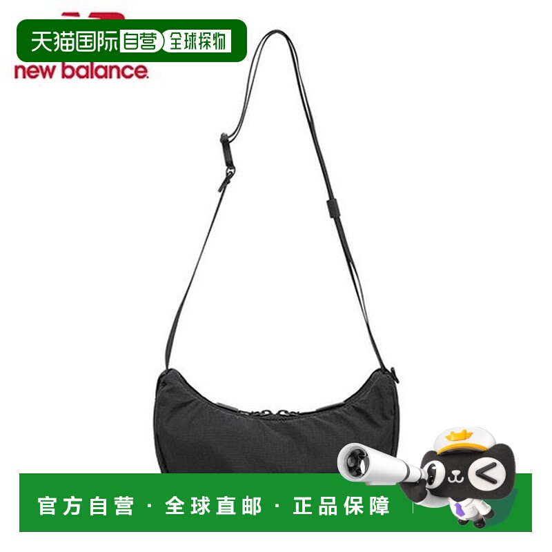 韩国直邮NEW BALANCE Allround 金属唇形斜挎包(S)黑色 NBGCFF1