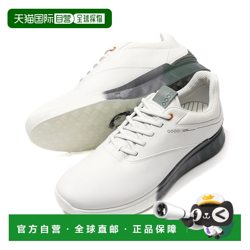 韩国直邮ecco爱步男款无钉高尔夫球鞋牛皮防风防水舒适轻便