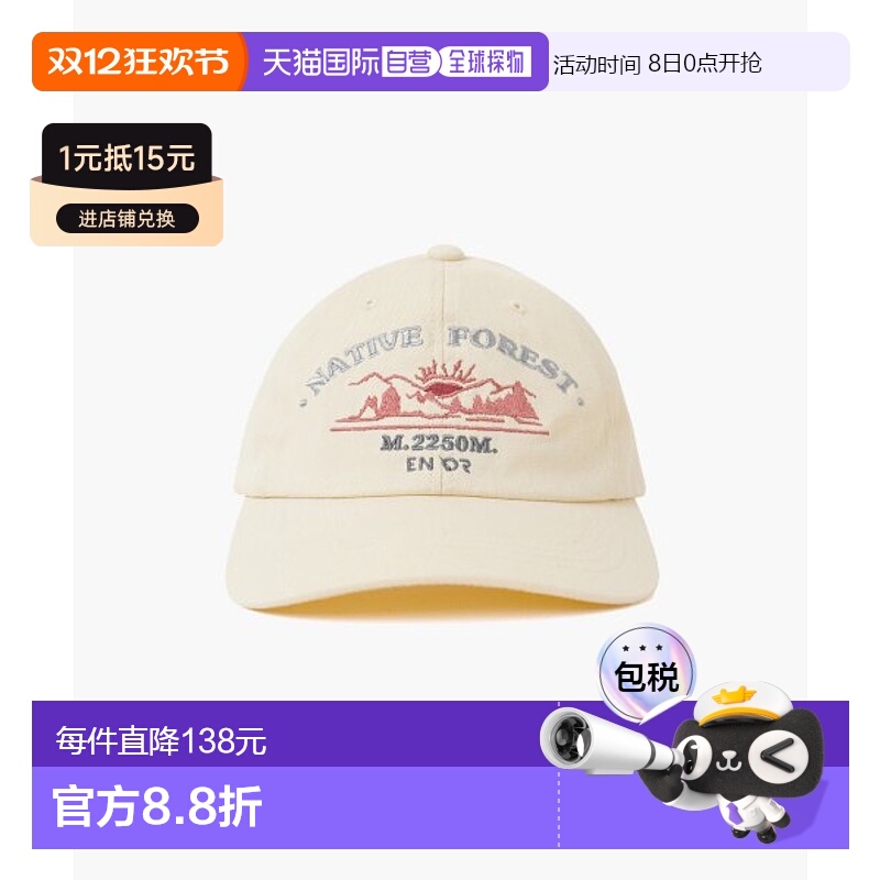 韩国直邮EN OR 女士帽子BBSCACC002 NATIVE FOREST ENOR BALL CAP