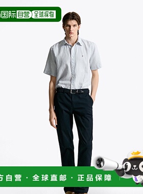 韩国直邮TOMMY HILFIGER 男士男衬衫T12F3WSH130MT10A5