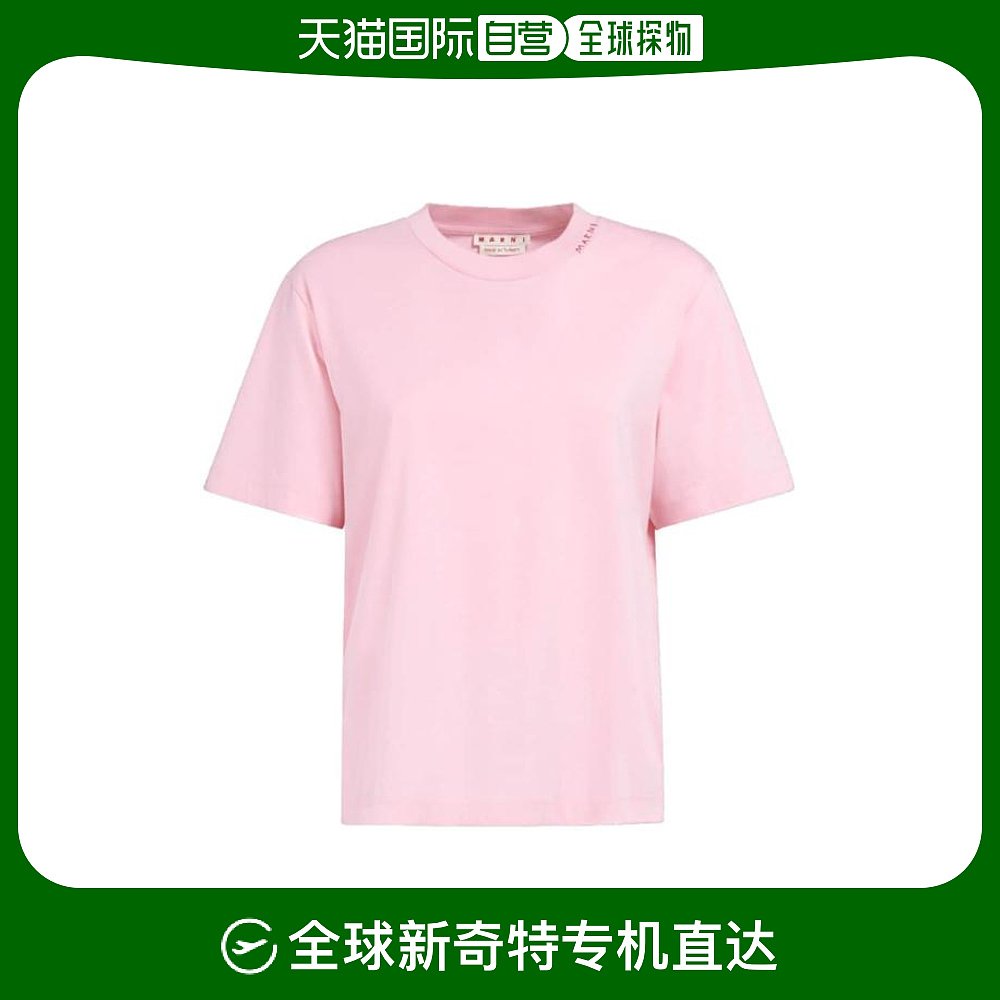 韩国直邮MARNI24SS短袖T恤女THJE0211X2UTCZ68 00C13PINK GUMMY