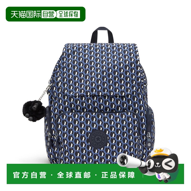 韩国直邮kipling 日常旅行背包 城市拉链 S KOCBA09 3DKB