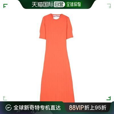 韩国直邮A.P.C.24SS中长连衣裙女COHAO F35100 EAAORANGE