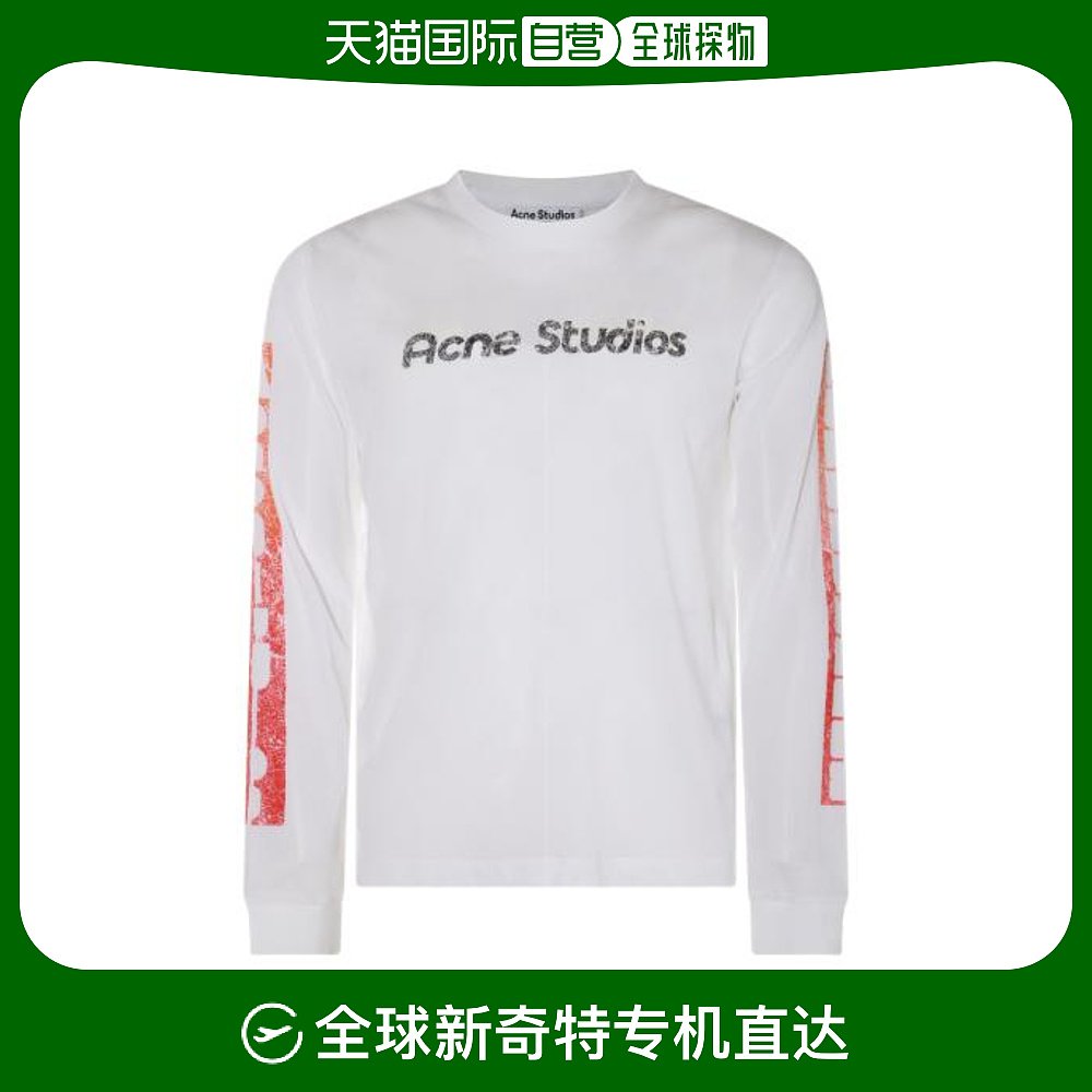 韩国直邮ACNE STUDIOS24SS短袖T恤男BL0375 183OPTIC WHITE 男装 T恤 原图主图