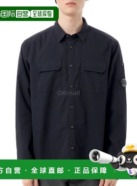 韩国直邮CP COMPANY 有机华达呢镜片衬衫 (18CMSH140A 110143G 88