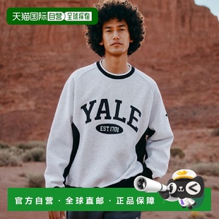 ARCH COLOR BLOCK 韩国直邮YALE LIGHT TONE CREWNECK GRAY男针