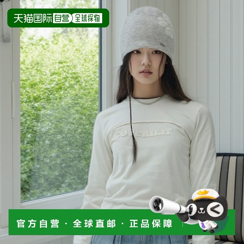 韩国直邮COVERNAT WOMAN 女士女装T恤CO2403LT73IV短袖长袖