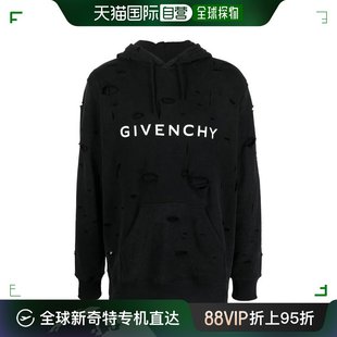 韩国直邮GIVENCHY23FW连帽衫 BLACK 连帽卫衣男BMJ0KF3Y9W