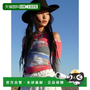 TEXAS CUT RED女装 T恤CA23 SLEEVE CALIE LONG 韩国直邮AS OUT