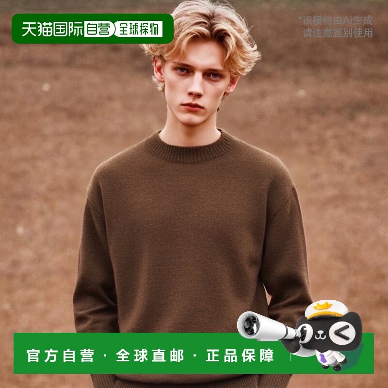 韩国直邮ANDERSEN-ANDERSEN 男针织SAILOR CREWNECK Taupe针织衫