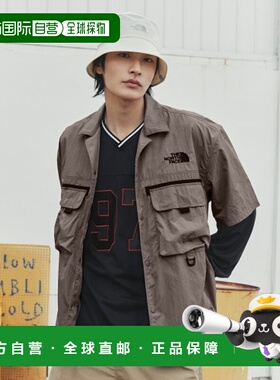 韩国直邮北面THE NORTH FACE Sheldon 休闲实用防水短袖衬衫 男款
