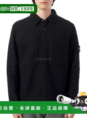 韩国直邮STONE ISLAND 5100058 毡制 RWS 羊毛纽扣衬衫 (K2S15 51
