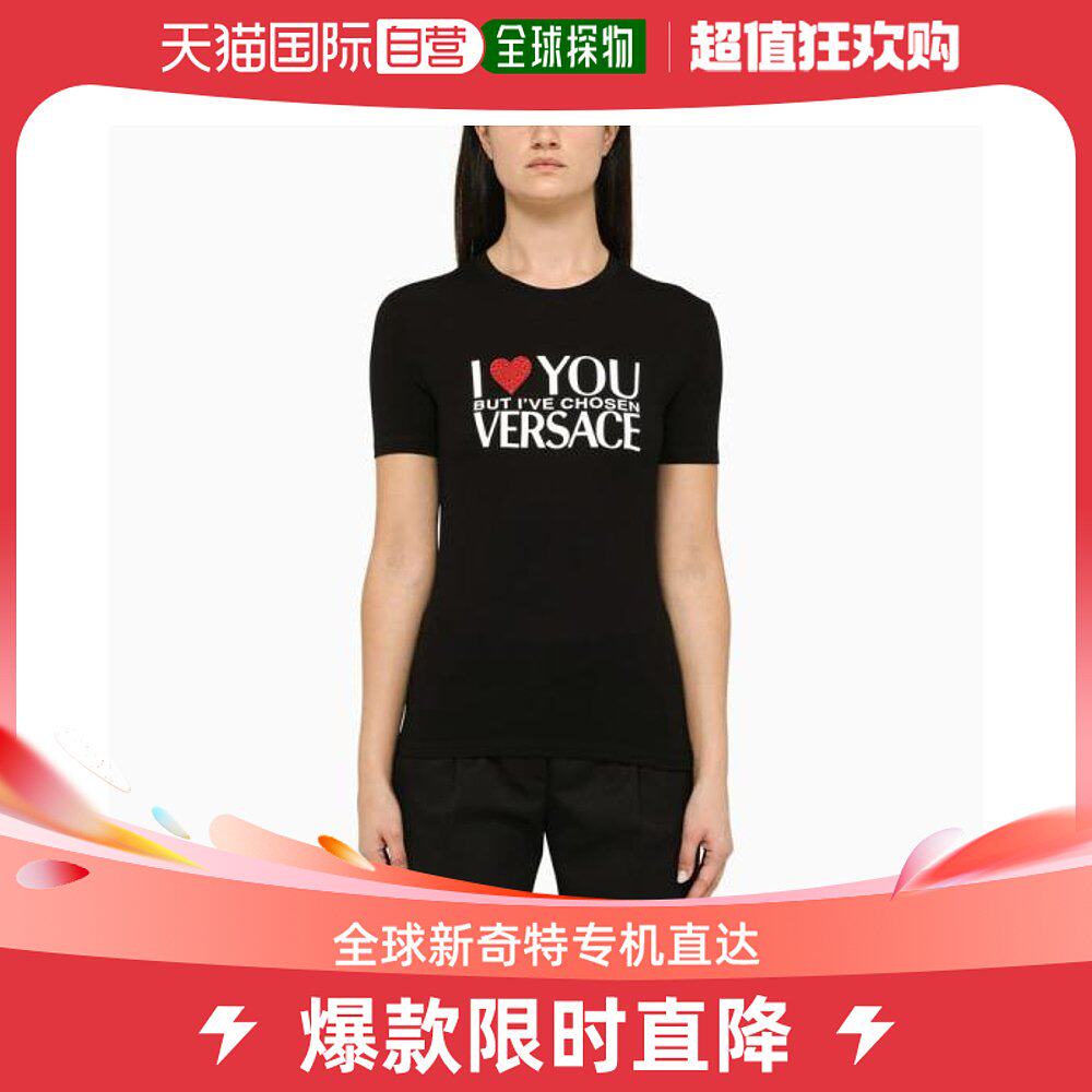 韩国直邮VERSACE22FW长袖T恤女10075211A05378 L VERSA 1B000BLAC怎么样,好用不?