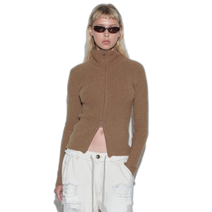 韩国直邮SCULPTOR美式复古街头辣妹潮牌新款毛衣SC23A215BR