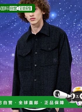 韩国直邮WAIKEI韩国小众设计师狗狗图案时尚日常衬衫YK22FWSH02