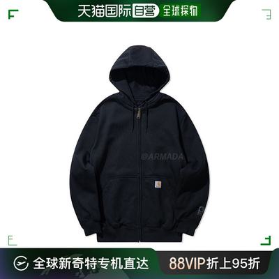 韩国直邮Carhartt 卫衣 [CARHART] 100614 重量 门襟拉链 帽子拉