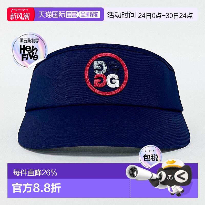 韩国直邮g/fore高尔夫帽子休闲运动遮阳简约时尚G4AS23H52-TWLT