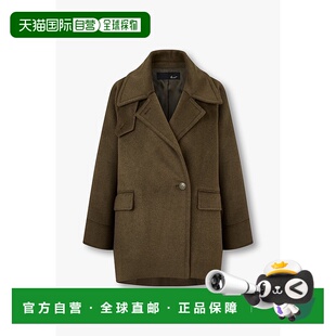 Cut 24F 韩国直邮G 7254410105 宽领单面半身大衣 CUT