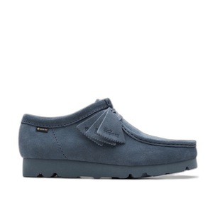 韩国直邮CLARKS 男士休闲皮鞋[24SS] Wallabee GTX Blue/Gr M 261