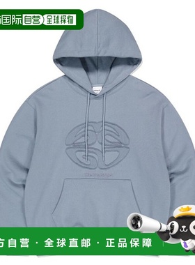 韩国直邮MAHAGRID 男女同款24年新款美式复古校园休闲卫衣MG2ESMM