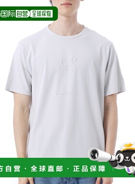 韩国直邮CP COMPANY 触感珠地刺绣 T 恤 (18CMTS133A 006263G 800