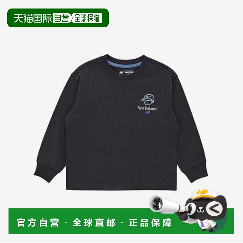 韩国直邮NEW BALANCE 儿童长袖 T 恤 PQC NK9BF1203U-60 图解长袖
