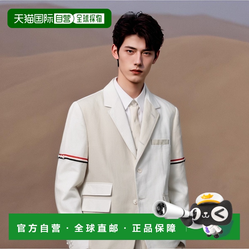 韩国直邮THOM BROWNE 夹克男士MJC328F08080100FW23 RWB ARM BAND