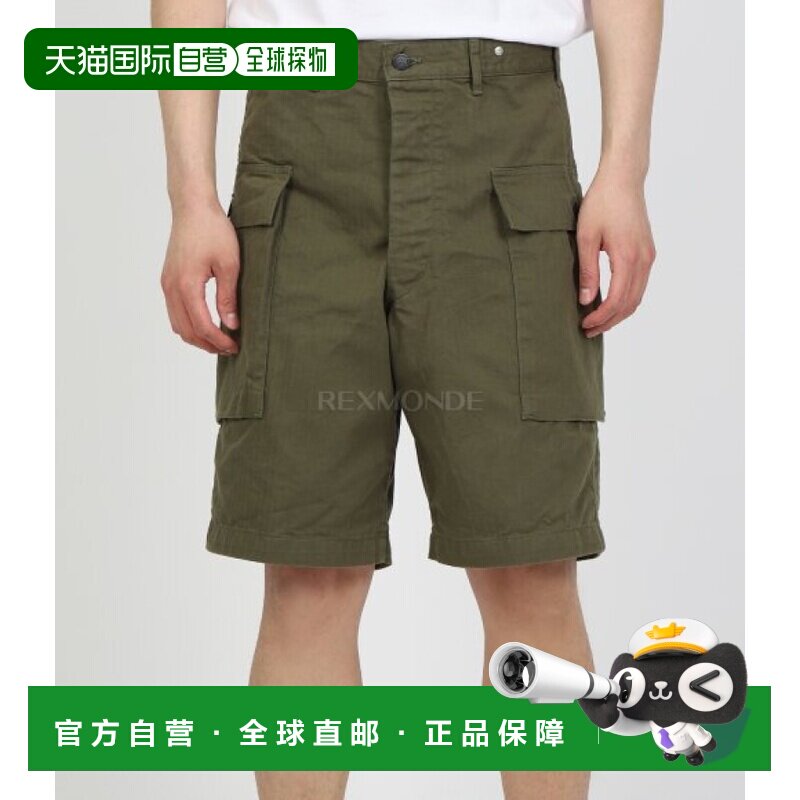 韩国直邮ORSLOW 美国陆军 2 口袋工装短裤（03-7250-76K 绿色）