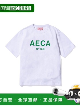 韩国直邮AECA WHITE 男士T恤AWCMSSBDTTSST002C0SI AECA BIG LOGO