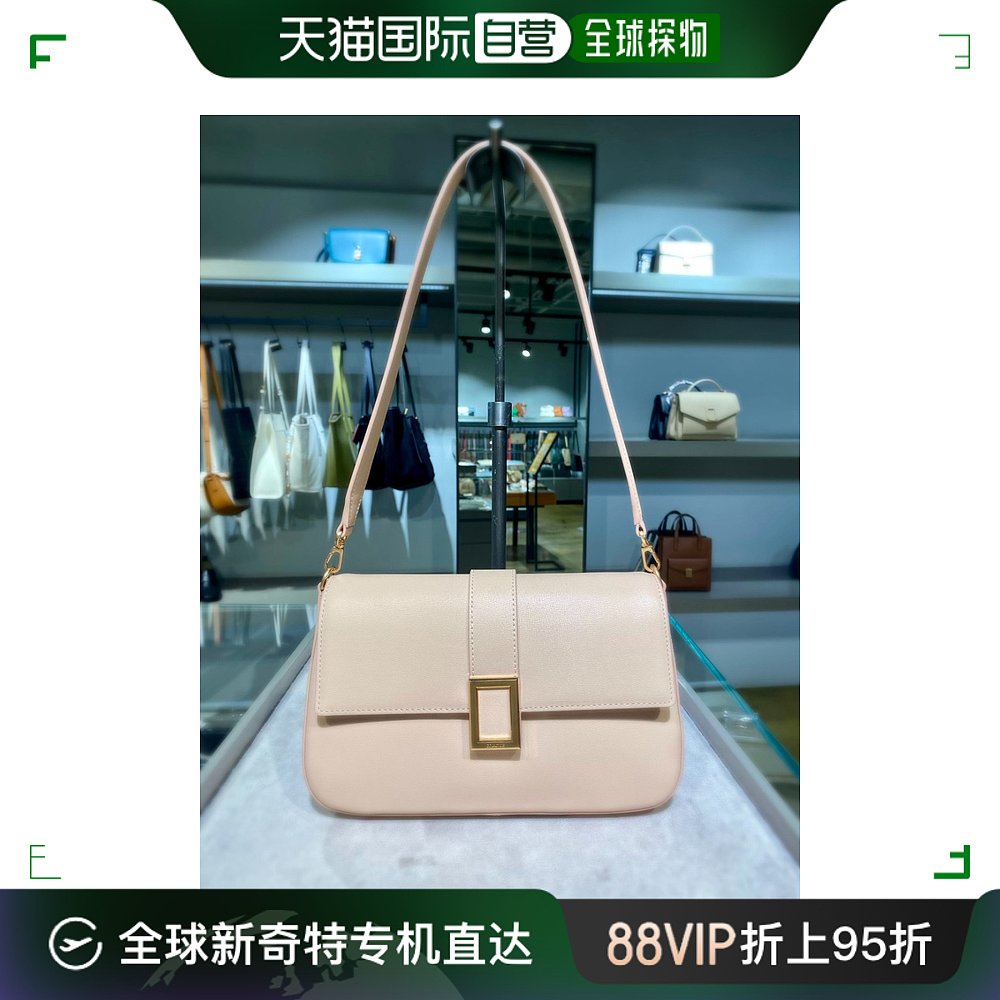 韩国直邮COURONNE 简约单肩包 RCBSX22632PIL奢侈品 箱包皮具/热销女包/男包 通用款女包 原图主图