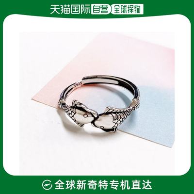 韩国直邮整体925银戒指 幸运的亲吻 均码