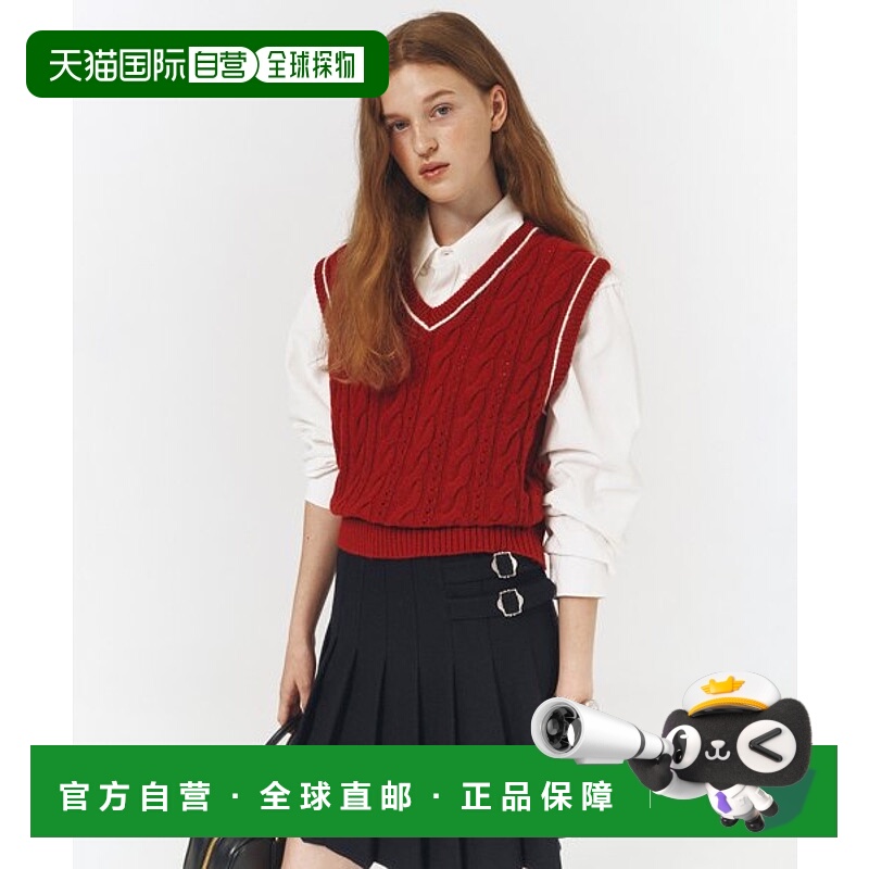 韩国直邮Dunst2023秋冬新品中性风经典女款背心UDSW3C102R1尼龙