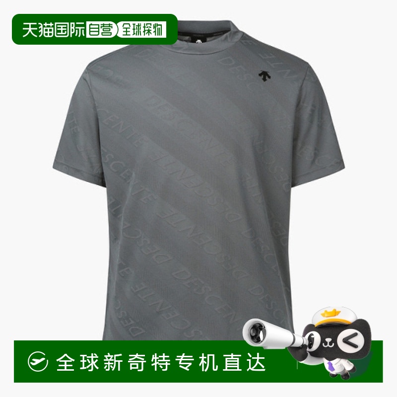 韩国直邮descente 通用 上装T恤迪桑特短袖高档舒适 时尚简约百搭