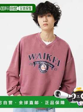 韩国直邮WAIKEI韩国小众设计师狗狗图案时尚日常卫衣YK23SSTS07