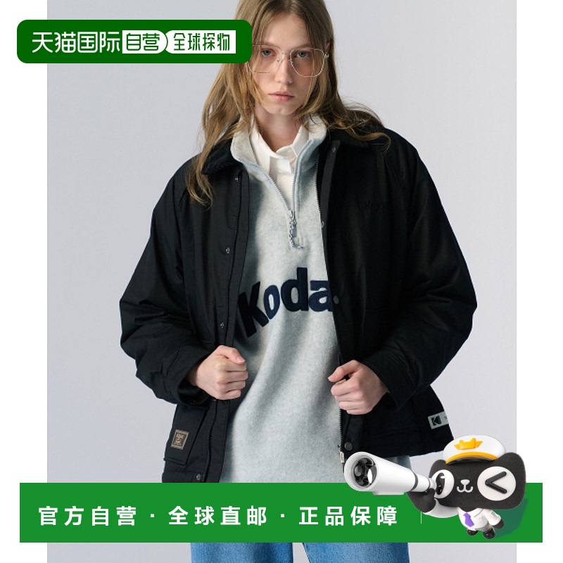 韩国直邮KODAK正品新款美式校园时尚运动男款夹克K4323LPJ91BLK
