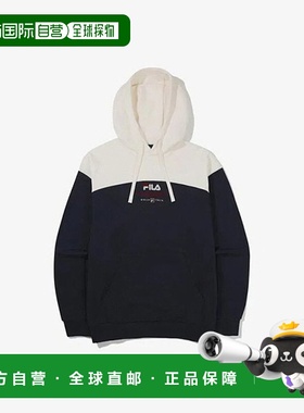 韩国直邮FILA Wheela 连帽衫 PQF FS2POG3112X-IDO 撞色徽标连帽