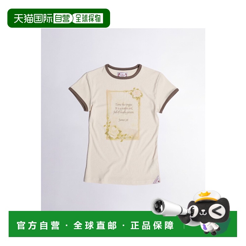 韩国直邮SCULPTOR美式复古街头辣妹潮牌新款T恤SC24S273IV