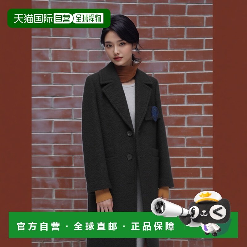 韩国直邮[ITMICHAA] 女款 扣环细节 饰章细节 大衣外衣(ITNCWHC61