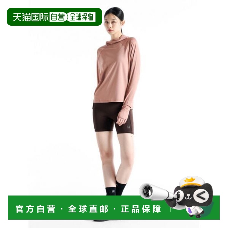 韩国直邮FILA FILA 跑步网眼连帽长袖 T 恤 (FS253RL02F005670) 3