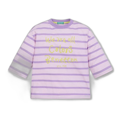 韩国直邮BENETTON儿童童装T恤QATS08411VO