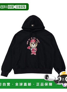 韩国直邮MLB 共享 MegaBear MegaOverfit 连帽衫 3AHDE0126-50BKS