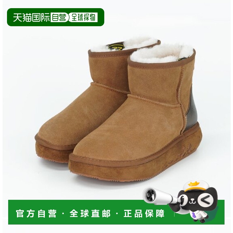 韩国直邮MARDI MERCREDI SOLEIL PLATFORM BOOTS_CHESTNUT女鞋时