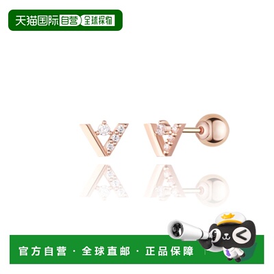 韩国直邮STONEHENGE 女士耳钉 SAG-24B81T-S4RCG00 14k 单只配饰